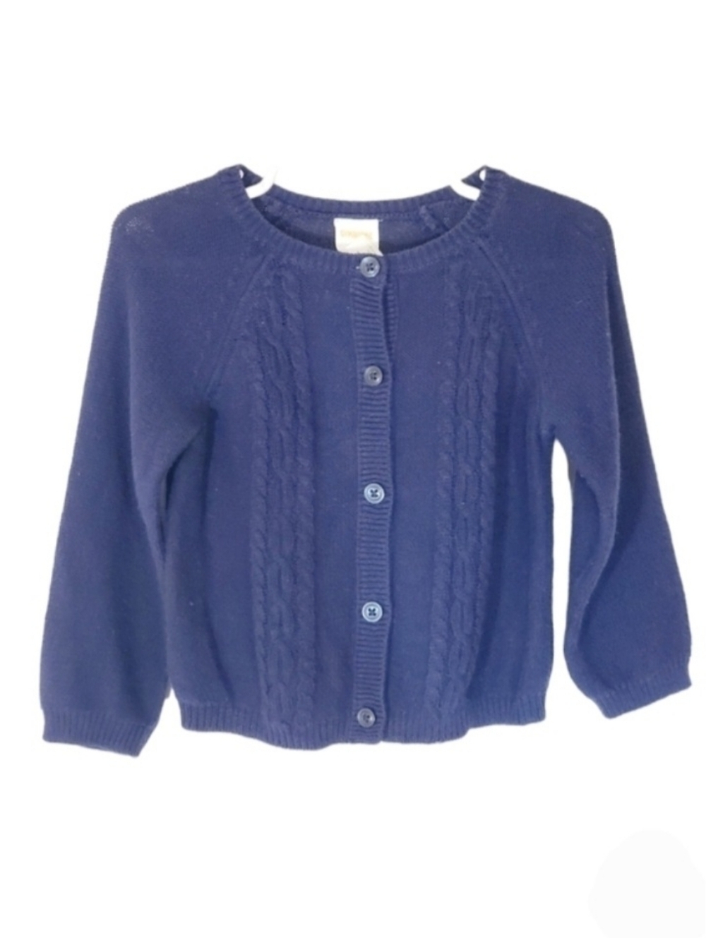 K1273 * Gymboree Girls Cable Knit Button Cardigan Blue Size 2T